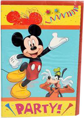 Invitations Mickey Party Mickey - Minnie 6pcs 20120301302