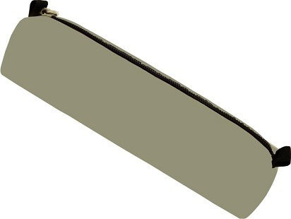 Polo Roll Cord Pencil Case Barrel Gray