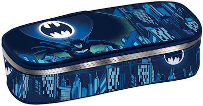 Graffiti Batman Pencil Case Full with 2 Compartments Blue