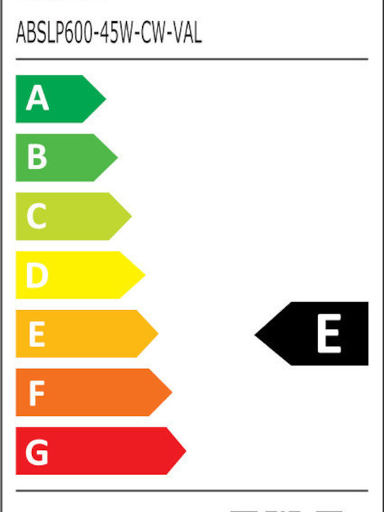 Avide Square Outdoor LED Panel 45W with Cool White Light 6400K 60x60cm