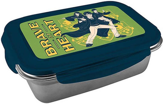 Graffiti Kids Lunch Stainless Steel Box 0.8lt Green