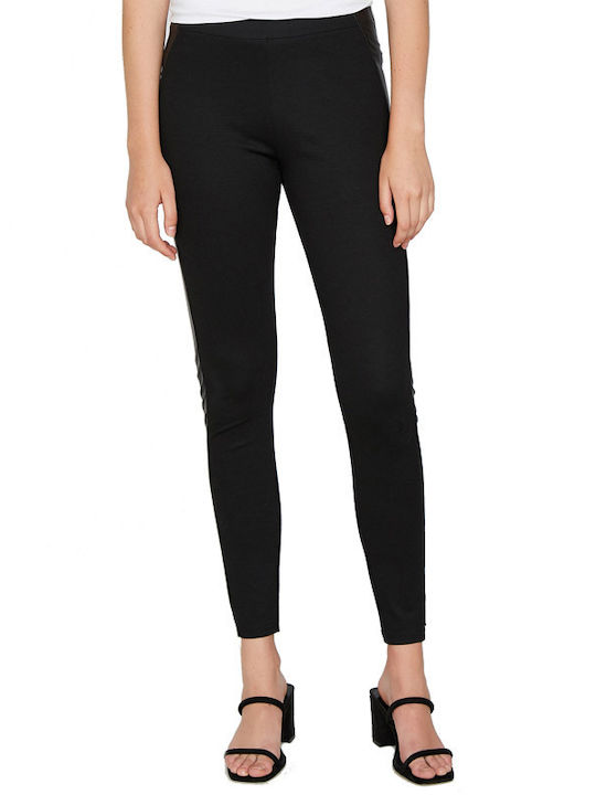 KTN Colanti de femei Cropped Colanti Talie inalta Negru