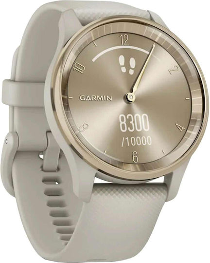 Garmin vívomove Trend Неръждаема стомана 40мм Смартчасовник с Пулсомер (Cream Gold)