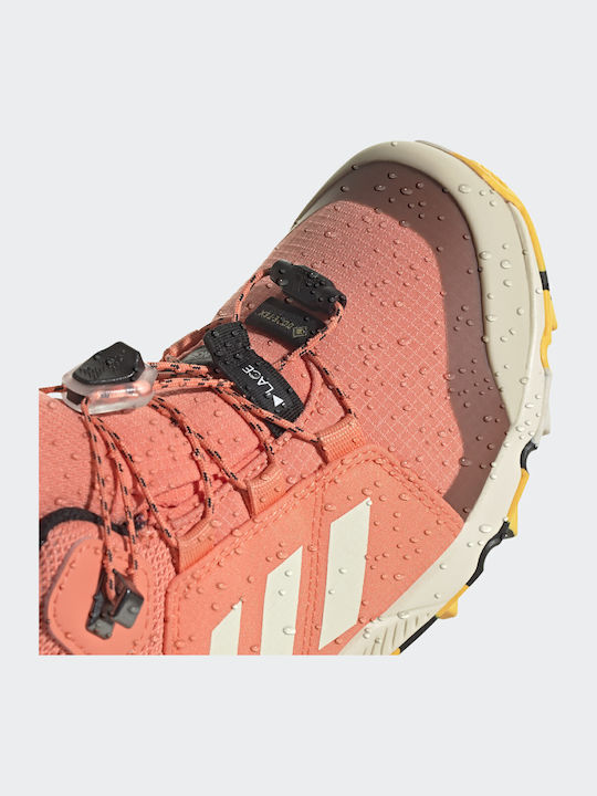 Kinder Wanderschuhe Mid Wasserdicht Koralle ->