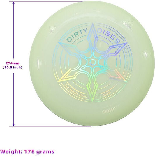 Star Frisbee Plastic White