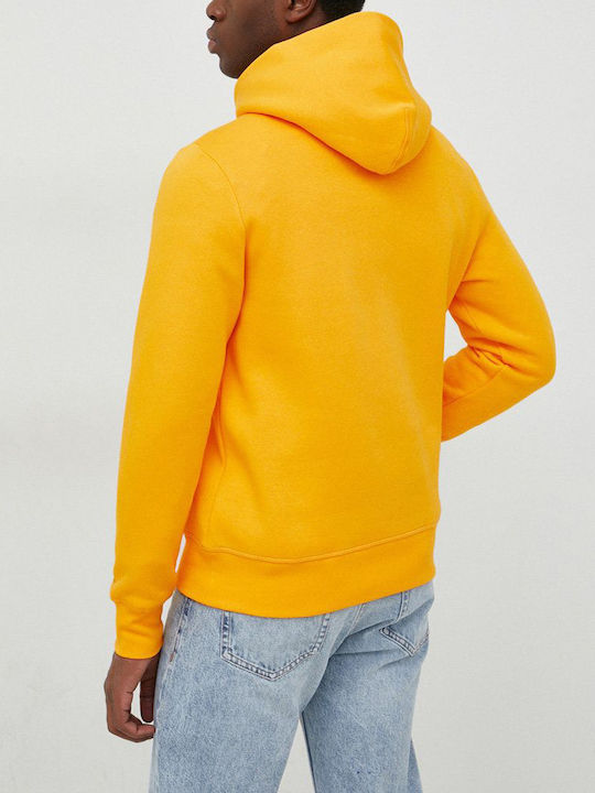 Tommy Hilfiger Men's Sweatshirt with Hood Yellow