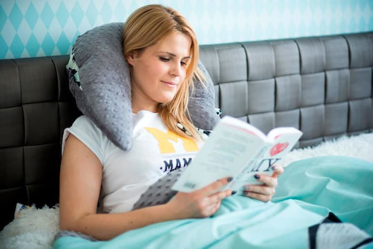 La Millou Pregnancy & Breastfeeding Pillow Light Blue 50cm