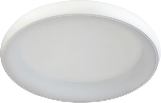 Lightex Φωτιστικό Πλαφονιέρα Οροφής 60εκ. Λευκή με Ενσωματωμένο LED
