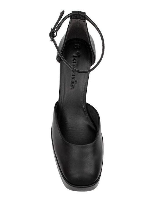 Pumps mit Riemen & Chunky Hochhackige Schwarz