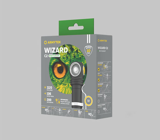 Armytek Wiederaufladbar Taschenlampe LED IP68 mit maximaler Helligkeit 1120lm