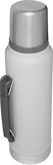 Stanley Classic Legendary Bottle Thermos Stainless Steel BPA Free 1lt Ash with Cap-Cup
