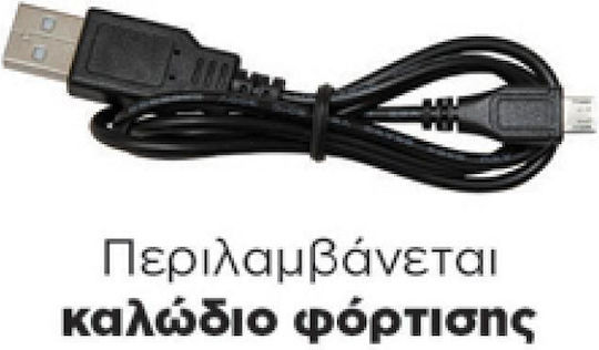 Rechargeable Headlamp LED IP55 with Maximum Brightness 2000lm BL-T50 Black
