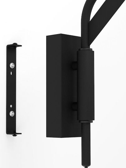 Eglo Loreto Classic Lamp Wall Socket with Socket E27 Black 36.5x36.5cm