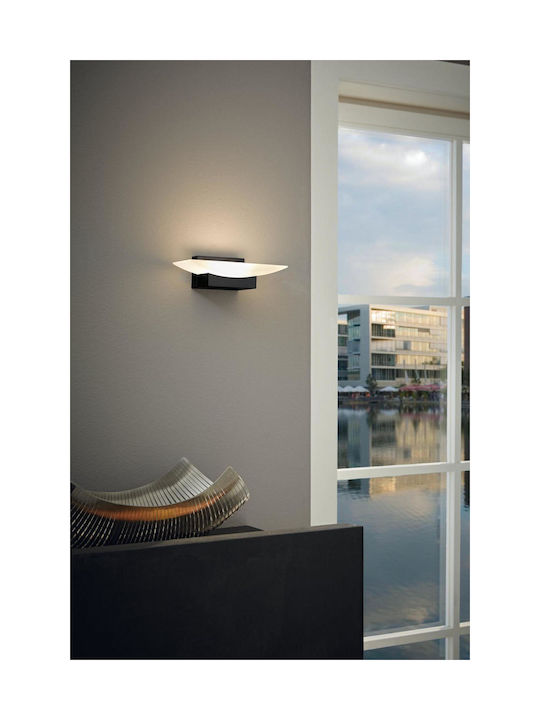 Eglo Metrass Φωτιστικό Τοίχου LED Μαύρο 20x10.5x6εκ. Eglo Metrass Φωτιστικό Τοίχου LED Μαύρο 20x10.5x6εκ.