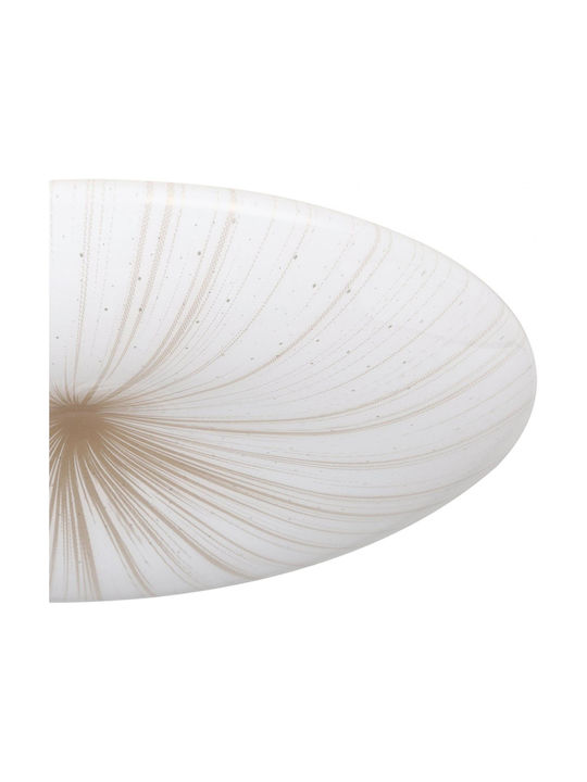 Eglo Nieves Ceiling Mount Light 31cm Beige with Integrated LED