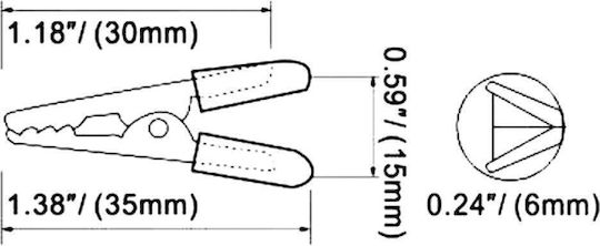 Κροκοδειλακι Κόκκινο AT-0005 01.113.0091