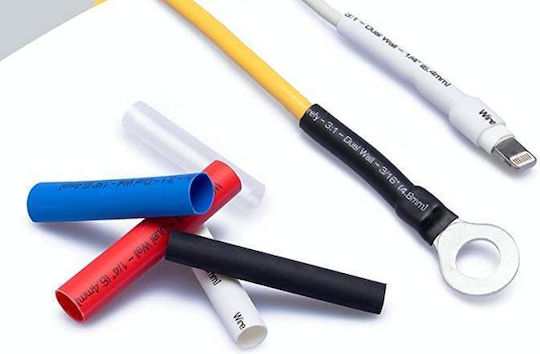 Heat-Shrink Tubing with Shrinkage Ratio 2:1 Black 580pcs 22.03.0089