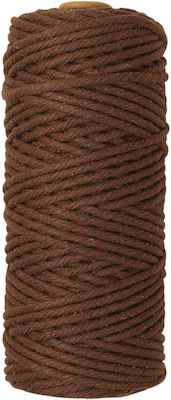 Brown Cotton Lace 3mm x 100m