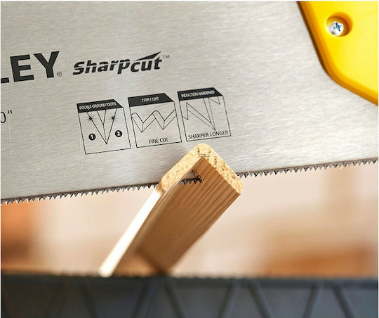 Stanley Πριόνι Ξύλου Sharpcut 45cm STHT20370-1