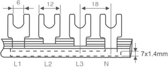 Electrical Panel Accessory 2pcs 03.018.0428