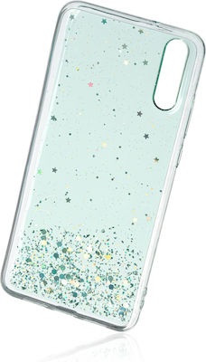 Naxius Glitter Coperta din spate Silicon Verde (Huawei P20)