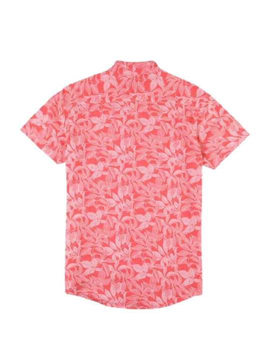 Losan Men's Shirt Short Sleeve Pink