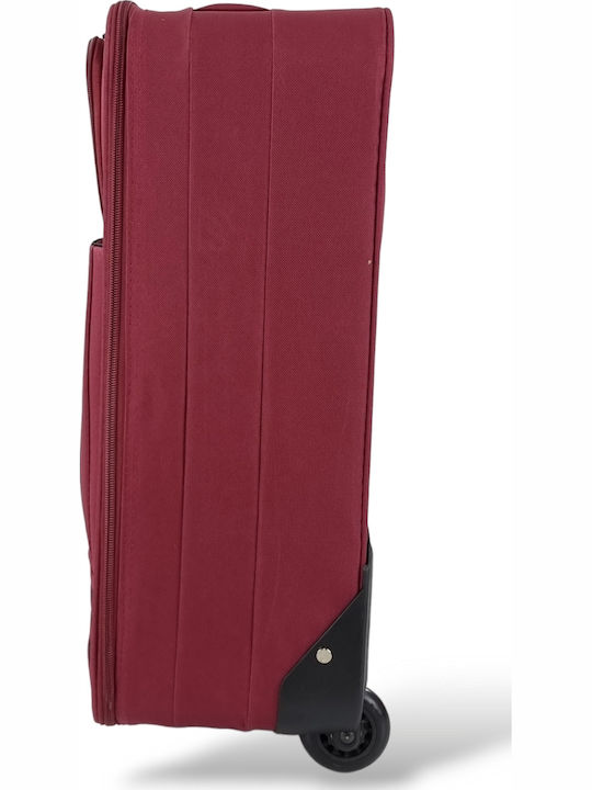 Diplomat Kabinenreisekoffer Weichschalen Burgundisch mit 2 Räder Höhe 55cm 2023-S