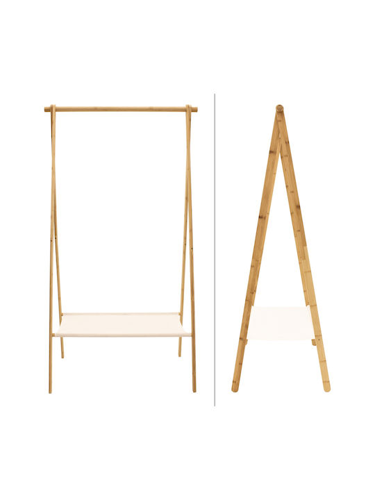 Zaros Kleiderständer Beige 86x57x155cm