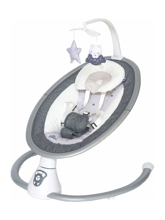 Kikka Boo Electric Baby Relax Twiddle with Music Gray for Child up to 9kg