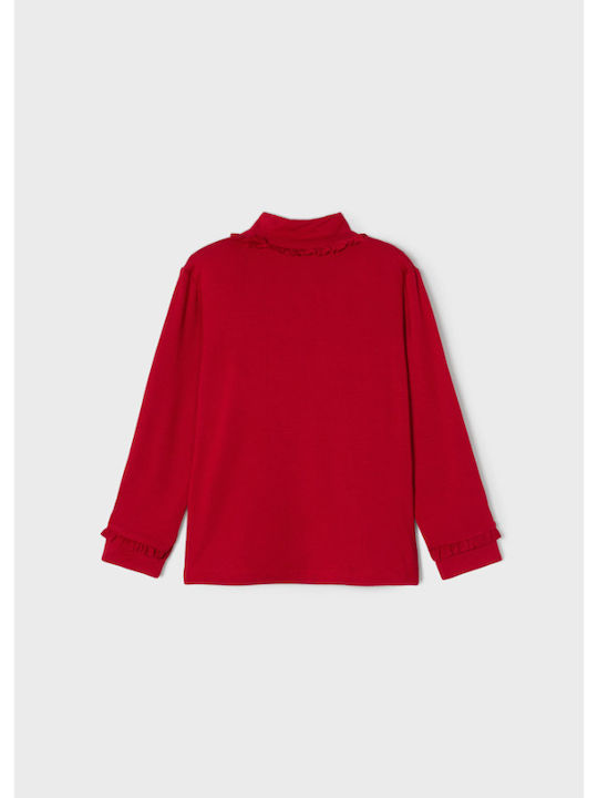 Mayoral Children's Blouse Long Sleeve Red