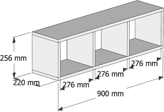 HomeMarkt Σετ Γραφείου 3τμχ Λευκό HM11776.11