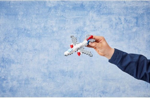 Plus Plus Cuburi De Construit Avion În Tub Pentru 5+ Ani 100 Bucăți