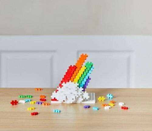 Plus Plus Rainbow Building Blocks For 5+ Years 100 Pieces