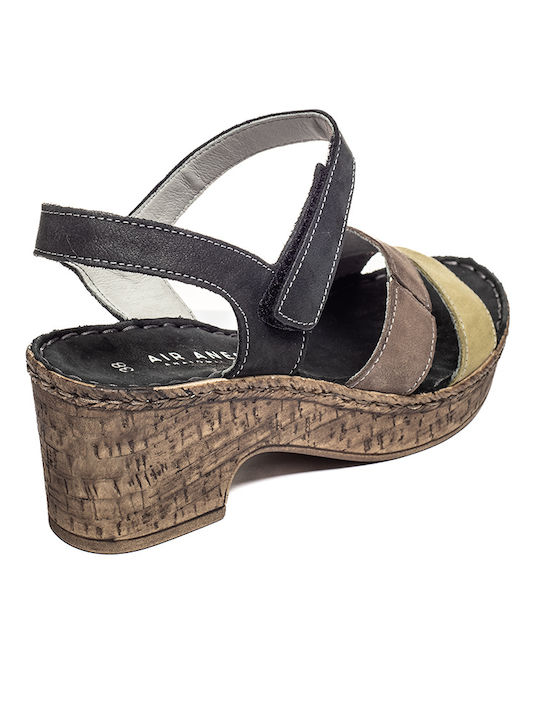 Leather Women's Sandals Green 654647190