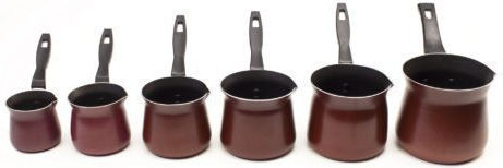 Keystone Keystone Kaffeekanne aus Aluminium Nr.3 in Rote Antihaft Farbe