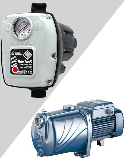 Pedrollo MONTAGE 4CPm 80 + BRIO TANK Multistage Single Phase Water Pressure Pump without Container 0.75hp
