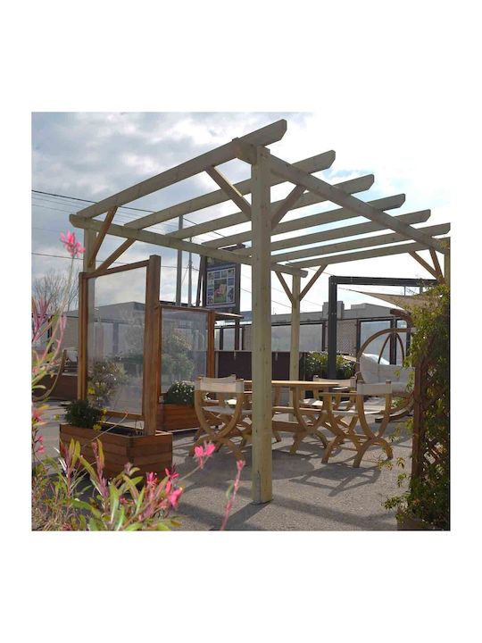 Πέργκολα Κήπου από Ξύλο 500x300cm 10-389730