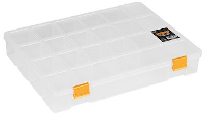 Mano Classic Tool Compartment Organiser Transparent 32.4x14.7x5.1cm