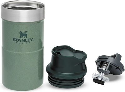 Stanley Classic Trigger-Action Thermos Bottle Green 250ml