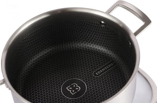 Edenberg Deep Stainless Steel Pot 3.5lt / 22cm
