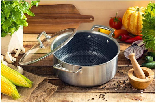 Edenberg Deep Stainless Steel Pot 3.5lt / 22cm