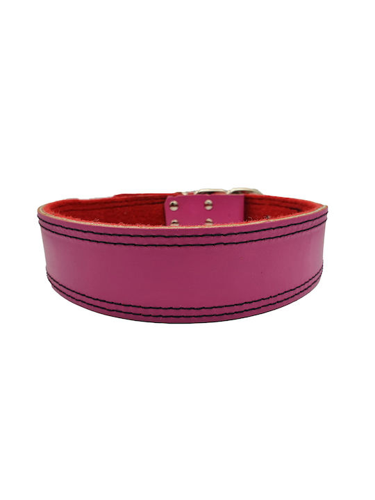 ByLeather Dog Collar 60cm Small Pink