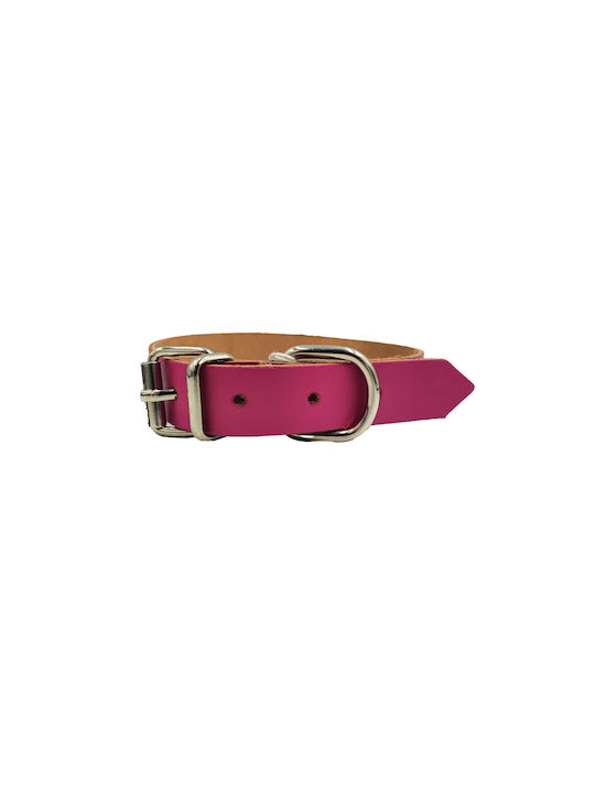 ByLeather Dog Collar 35cm Small Pink