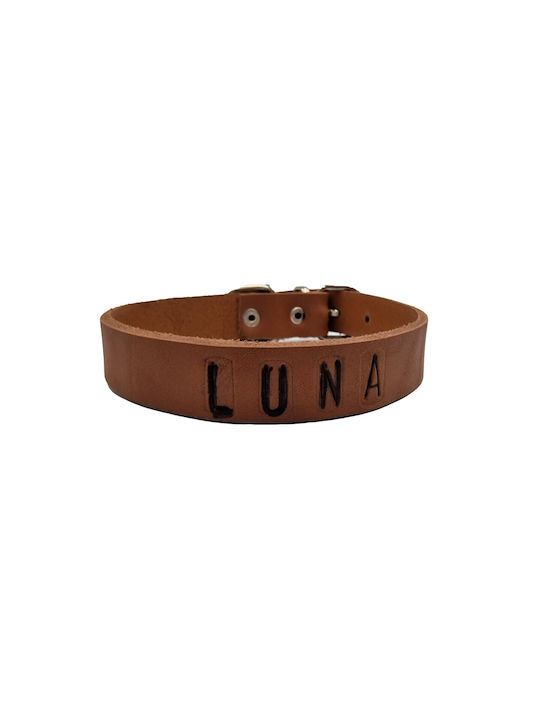 ByLeather Leather Dog Collar In Brown Colour Small 45cm ByLeather Leather Dog Collar In Brown Colour Small 45cm