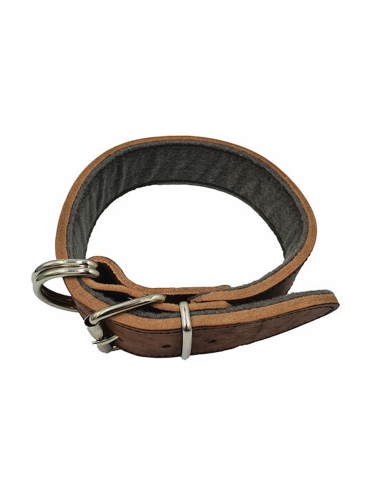 ByLeather Dog Collar 60cm Small Brown