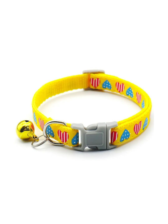 Dog Collar in Yellow color 10mm PCDC10-YEL