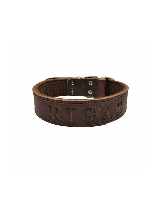 ByLeather Dog Collar 60cm Small Brown