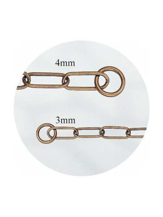 Sprenger Edelstahl Würgehalsband Kette in Gold Farbe 3mm x 50cm Sprenger Edelstahl Würgehalsband Kette in Gold Farbe 3mm x 50cm
