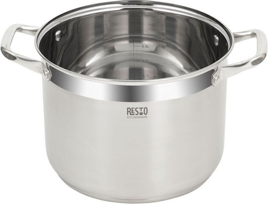 Resto Libra Deep Pot made of Aluminum 8lt / 24cm Resto Libra Deep Pot made of Aluminum 8lt / 24cm