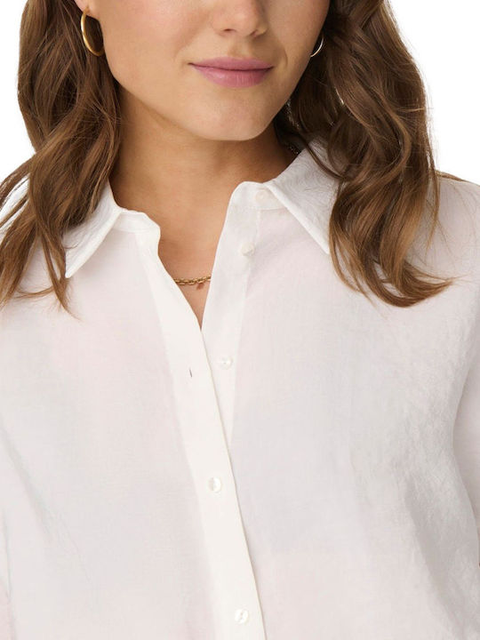 Iris Women's Long Sleeve Shirt White